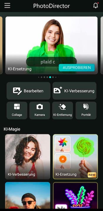 PhotoDirector - Die beste KI-Foto-App